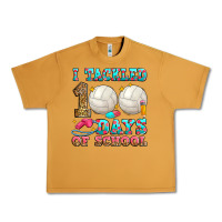Peanut Butter i tackled 100 days of school volleyball Urban Heavy Tee - Zillion Design Studio