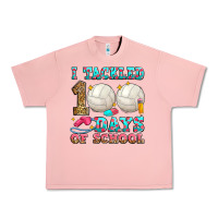 Salmon i tackled 100 days of school volleyball Urban Heavy Tee - Zillion Design Studio