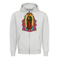 Our Lady Of Guadalupe Zipper Hoodie | Teevron