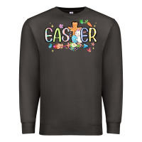 Smoke easter cross with bunny Premium Sweatshirt - MaliasSmallBusiness