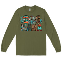 Army Green dog mama Long Sleeve Tee - RacoonDesign