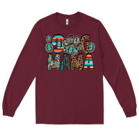 Burgundy dog mama Long Sleeve Tee - RacoonDesign