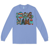 Colony Blue dog mama Long Sleeve Tee - RacoonDesign