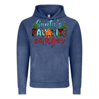Vintage Denim santa s favorite camper Vintage Hoodie - JahusDesignShop