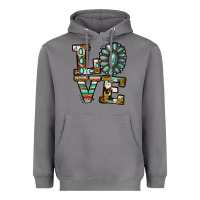 Storm Turquoise Love Heavyweight Hoodie - Jasminsmagicworld