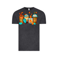 Vintage Black thankful coffee cups Vintage Tee - Zillion Design Studio