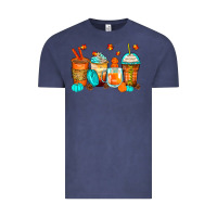 Vintage Denim thankful coffee cups Vintage Tee - Zillion Design Studio