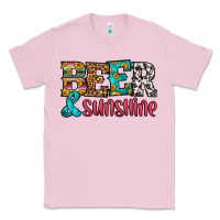Bubblegum Pink beer and sunshine Classic Tee - HRA Design Shop