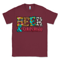 Burgundy beer and sunshine Classic Tee - HRA Design Shop