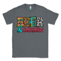 Charcoal Heather beer and sunshine Classic Tee - HRA Design Shop