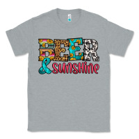 Heather Grey beer and sunshine Classic Tee - HRA Design Shop