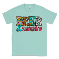 Seafoam beer and sunshine Classic Tee - HRA Design Shop