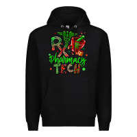 Black christmas rx pharmacy tech Premium Hoodie - MaliasSmallBusiness