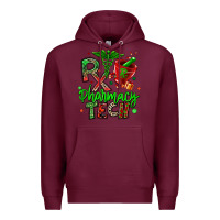 Burgundy christmas rx pharmacy tech Premium Hoodie - MaliasSmallBusiness