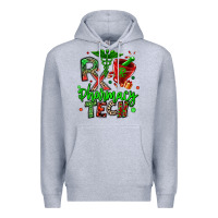 Heather Grey christmas rx pharmacy tech Premium Hoodie - MaliasSmallBusiness