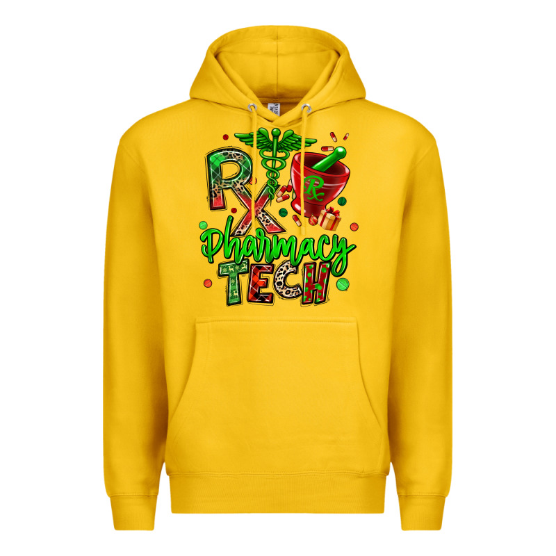 Christmas Rx Pharmacy Tech Premium Hoodie by MaliasSmallBusiness | Teevron