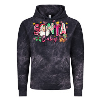 Cloud Black pink santa baby christmas Vintage Hoodie - Zillion Design Studio
