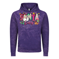 Cloud Purple pink santa baby christmas Vintage Hoodie - Zillion Design Studio