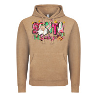 Vintage Coffee pink santa baby christmas Vintage Hoodie - Zillion Design Studio