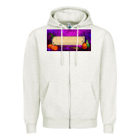 Oatmeal Heather halloween witch custom license plate Zipper Hoodie - BundleAndBundleShop
