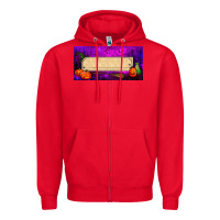 Red halloween witch custom license plate Zipper Hoodie - BundleAndBundleShop