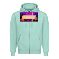 Seafoam halloween witch custom license plate Zipper Hoodie - BundleAndBundleShop