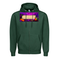 Sports Green halloween witch custom license plate Zipper Hoodie - BundleAndBundleShop