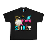 Black small town big spirit volleyball Urban Heavy Tee - Zillion Design Studio