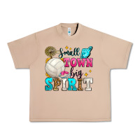 Small Town Big Spirit Volleyball Urban Heavy Tee | Teevron