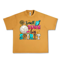 Peanut Butter small town big spirit volleyball Urban Heavy Tee - Zillion Design Studio