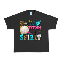 Pigment Black small town big spirit volleyball Urban Heavy Tee - Zillion Design Studio