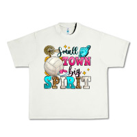 Pistachio small town big spirit volleyball Urban Heavy Tee - Zillion Design Studio