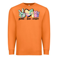 Carrot peace love peeps Premium Sweatshirt - MaliasSmallBusiness
