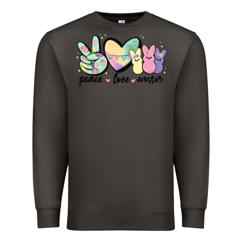 Peace Love Peeps Premium Sweatshirt by MaliasSmallBusiness | Teevron