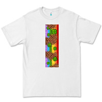 White St. Patrick's Day Western Shamrock Leopard Rainbow Premium Tee - Artiststas
