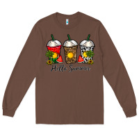 Chestnut hello summer Long Sleeve Tee - CowhideDigitalArt