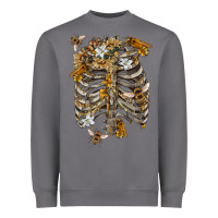 Storm Flower rib cage bees Heavyweight Sweatshirt - RanaPortraitStore
