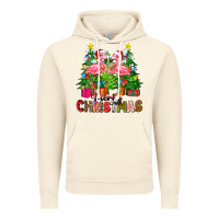 Vintage Artic merry christmas flamingo Vintage Hoodie - Zillion Design Studio