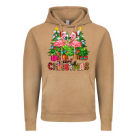 Vintage Camel merry christmas flamingo Vintage Hoodie - Zillion Design Studio