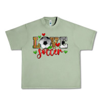 Oil Green love soccer Urban Heavy Tee - Zillion Design Studio