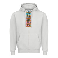 Dove Grey dinosaurs pen wrap Zipper Hoodie - Artiststas