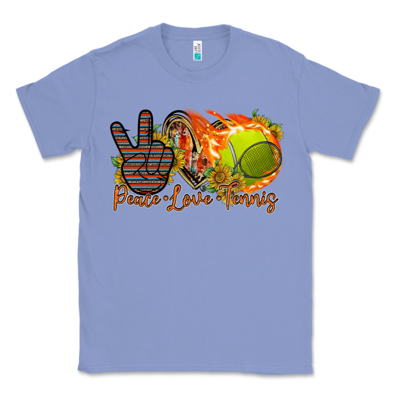 Peace Love Tennis Classic Tee by RacoonDesign | Teevron