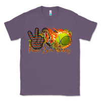 Lavender peace love tennis Classic Tee - RacoonDesign