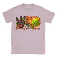 Lilac peace love tennis Classic Tee - RacoonDesign