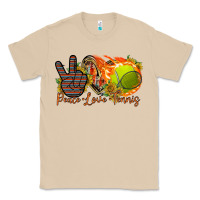 Mushroom peace love tennis Classic Tee - RacoonDesign