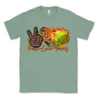 Sage peace love tennis Classic Tee - RacoonDesign