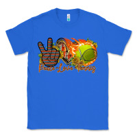 True Royal peace love tennis Classic Tee - RacoonDesign