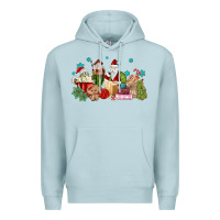 Blue Mist santa coffee Premium Hoodie - MaliasSmallBusiness