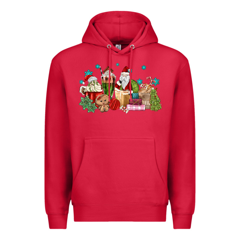 Santa Coffee Premium Hoodie by MaliasSmallBusiness | Teevron