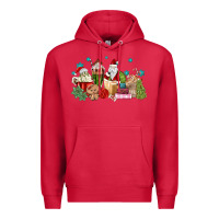 Cardinal santa coffee Premium Hoodie - MaliasSmallBusiness